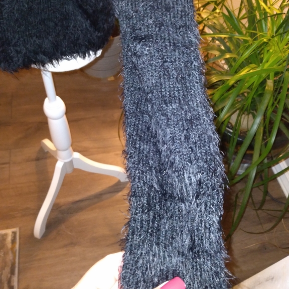 3 for $10 Black Soft Cold Shoulder Sweater - Picture 4 of 7